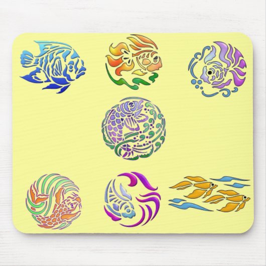 Vrienden van het Zee Mousepad Muismat (Voorkant)
