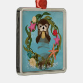 Vrienden van het Zee Otter Holiday Ornament (Rechts)