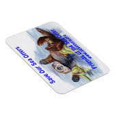 Vrienden van het Zee Otter Magnet Magneet (Rechterzijde)