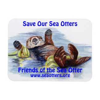 Vrienden van het Zee Otter Magnet Magneet