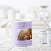 Vrienden van levensfotonamen violet lavender koffiemok