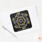 Vrienden van Philip Square Sticker (Envelop)