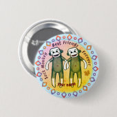 Vrienden van Sock Monkey speldje (Voorkant /achterkant)