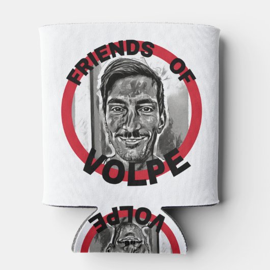 Vrienden van Volpe kunnen gezellig zijn Blikjeskoeler (Achterkant)