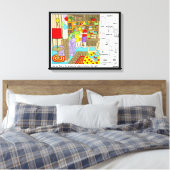 Vrienden Verborgen Objecten Puzzel Canvas Afdruk (Insitu (Slaapkamer))