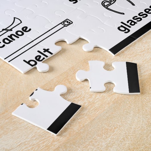 Vrienden Verborgen Objecten Puzzel Legpuzzel (Zijkant)