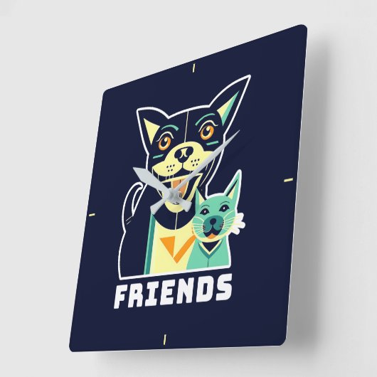 Vrienden Vierkante Klok (Hoek)