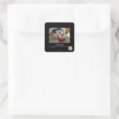 Vrienden Vierkante Sticker (Tas)