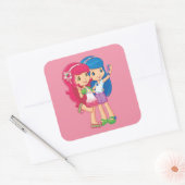 Vrienden Vierkante Sticker (Envelop)