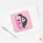 Vrienden Vierkante Sticker (Envelop)