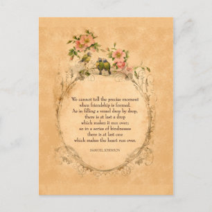  vrienden - Vogels en Floral - Briefkaart