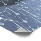 "Vrienden voor alle weersomstandigheden" Thunderst Poster (Hoek)