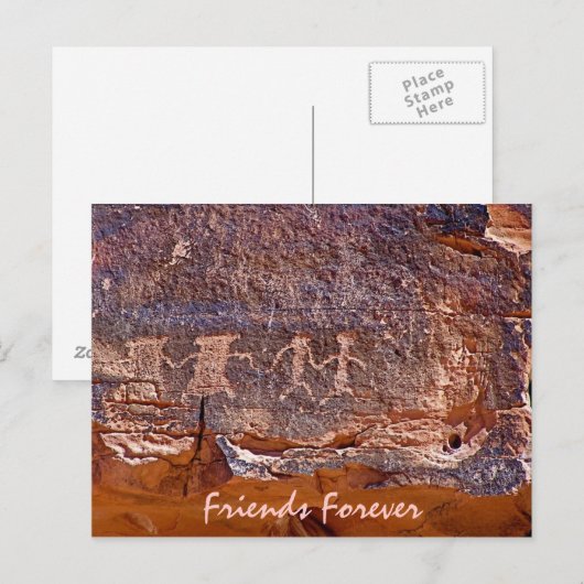 Vrienden voor altijd briefkaart (Voorkant / Achterkant)