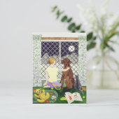 Vrienden voor altijd briefkaart (Staand voorkant)