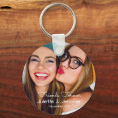 Vrienden voor altijd | Foto uploaden voeg namen en Sleutelhanger (Voorkant)