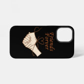 Vrienden Voor Altijd Hartlijn Kunst iPhone 12 Mini Hoesje (Achterkant horizontaal)