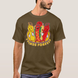 Vrienden Voor altijd Hot Dog Ketchup Mosterd Grapp T-shirt