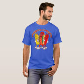Vrienden Voor altijd Hot Dog Ketchup Mosterd Grapp T-shirt (Voorkant volledig)