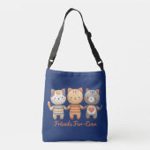 Vrienden Voor Altijd Mooie Katten Tas (Achterkant)