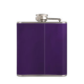 Vrienden voor altijd namen paarse foto heupfles (Achterkant)