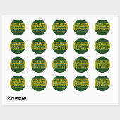 Vrienden voor altijd ronde sticker (Vel)