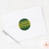 Vrienden voor altijd ronde sticker (Envelop)