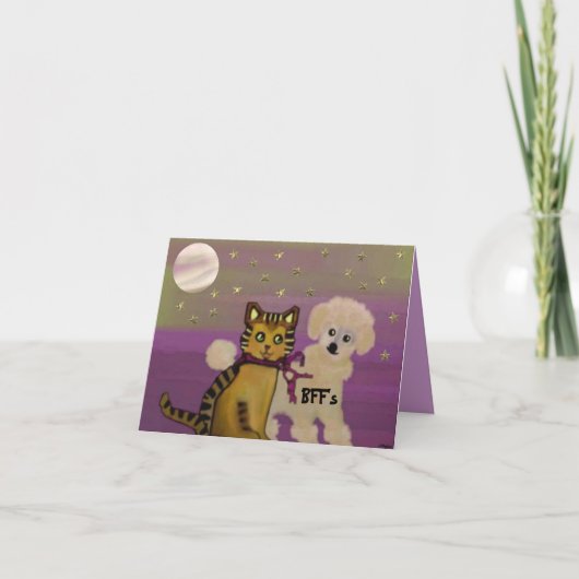 Vrienden voor altijd Valentijn Kaart (Voorkant)