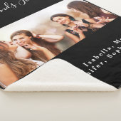 Vrienden voor altijd zwarte foto's van BFF Sherpa Deken (3/4)