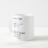 Vrienden voor de eeuwigheid koffiemok (Voorkant links)