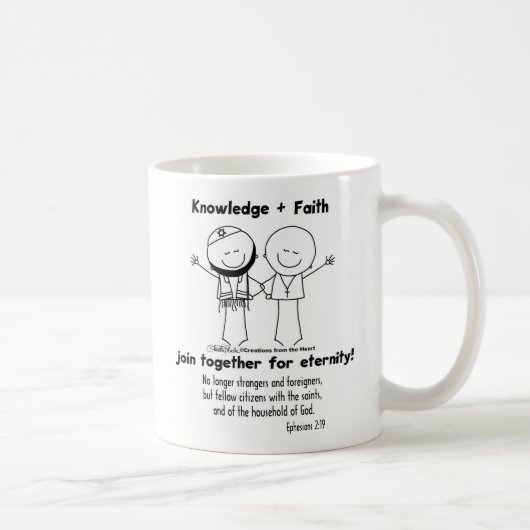 Vrienden voor de eeuwigheid koffiemok (Rechts)