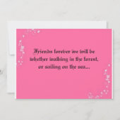Vrienden voor eeuwig huwelijksuitnodiging kaart (Voorkant)