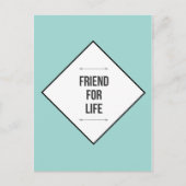 Vrienden voor het leven briefkaart (Voorkant)