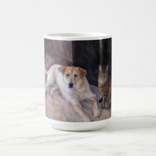 Vrienden voor het leven Hond en Kat Mok