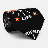 Vrienden voor het leven stropdas (Opgerold)