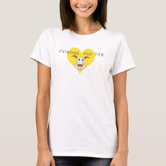 Vrienden voor het leven t-shirt (Voorkant)