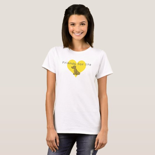 Vrienden voor het leven t-shirt (Voorkant volledig)