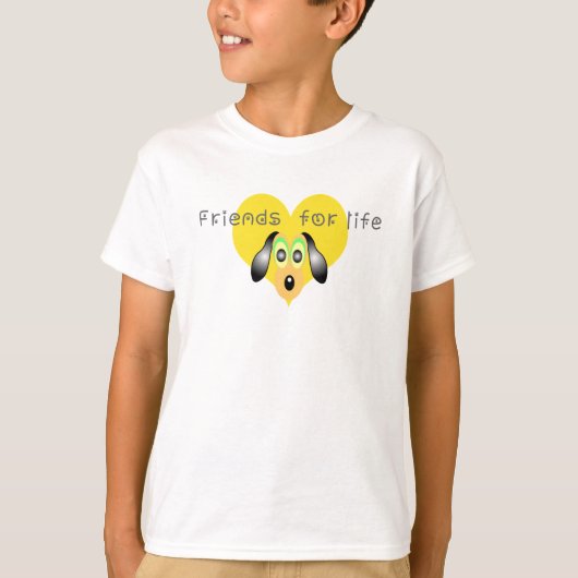 Vrienden voor het leven t-shirt (Voorkant)