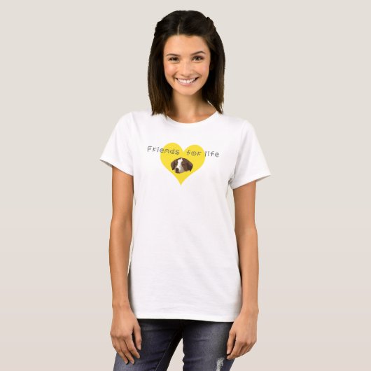 Vrienden voor het leven t-shirt (Voorkant volledig)