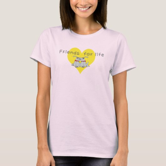 Vrienden voor het leven t-shirt (Voorkant)