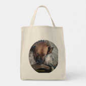 Vrienden voor het leven tote bag (Achterkant)