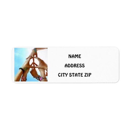 **VRIENDEN VOOR LIFE* ADRES ETIKET (Voorkant)
