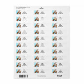 **VRIENDEN VOOR LIFE* ADRES ETIKET (Full Sheet)