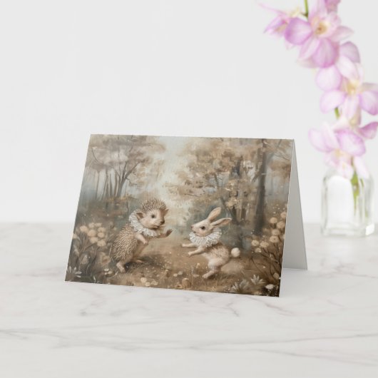 Vrienden - Vouwbare wenskaart Kaart (Orchidee)