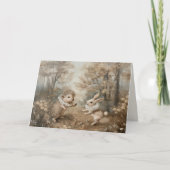 Vrienden - Vouwbare wenskaart Kaart (Voorkant)