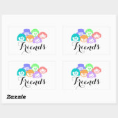 "Vrienden" Vriendschap, Stickers (Vel)