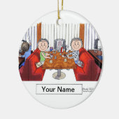 Vrienden - Vrouw & Vrouw Keramisch Ornament (Links)