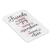 Vrienden vullen je leven met vreugde magneet (Rechterzijde)