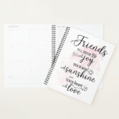 Vrienden vullen je leven met vreugde planner (Display)