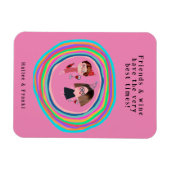 Vrienden & Wijn Verjaardag Magneet (Horizontaal)