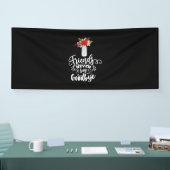 Vrienden zeggen nooit afscheid spandoek (Beurs)